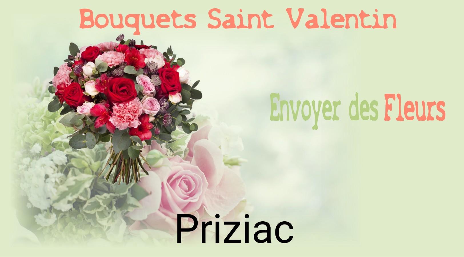 Roses de Saint-Valentin livrées à Priziac